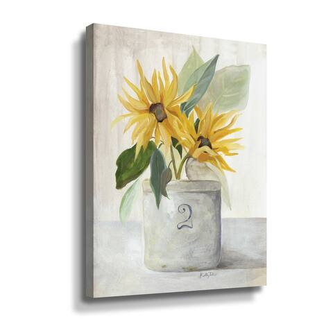 Sunflower Harvest Gallery Wrapped Canvas