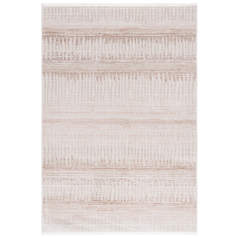 SAFAVIEH Mila Izola Modern & Contemporary Rug - 5'3" x 7'6" - Ivory/Beige Grey