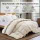 preview thumbnail 2 of 65, All Season 100% Organic Cotton Down Breathable Duvet Insert Medium Warmth Comforter