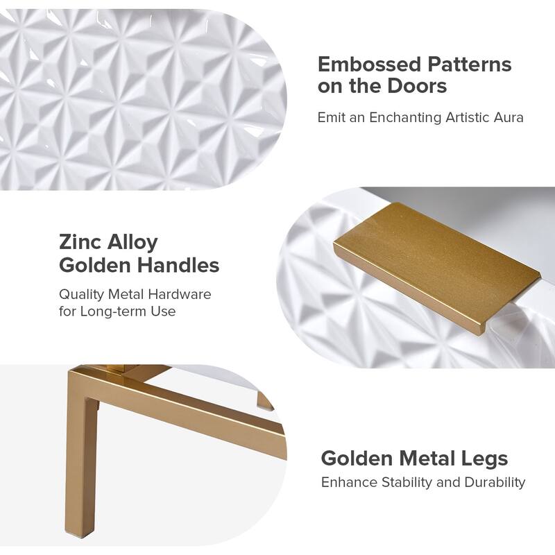 Volkard 25" Mid-century 2-Drawer Storage End Table with 2 Drawers Set of 2 by HULALA HOME