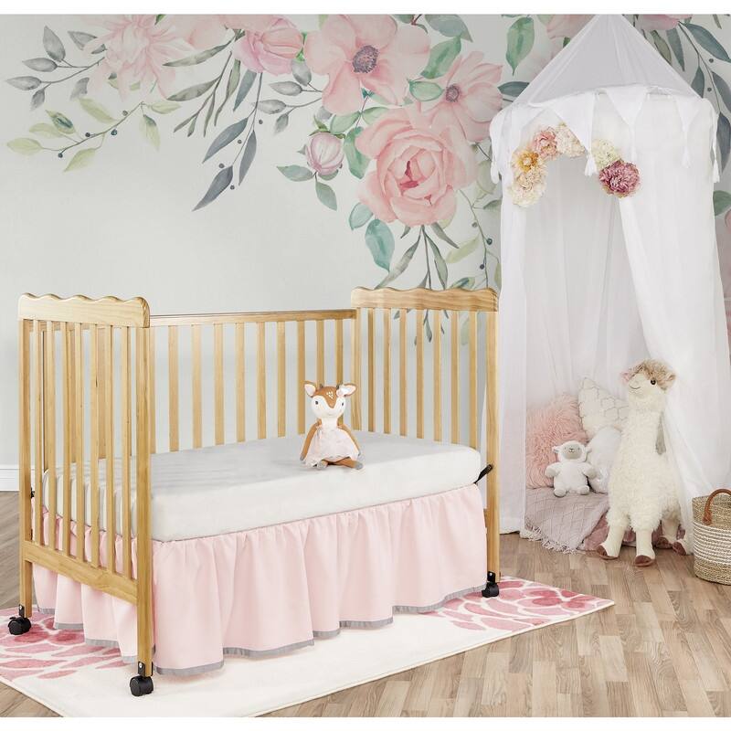Dream On Me Natural Wood 2-in-1 Classic Convertible Crib