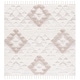 preview thumbnail 59 of 122, SAFAVIEH Moroccan Tassel Shag Kobi 2-inch Thick Rug 4' Square - Ivory/Beige - Square