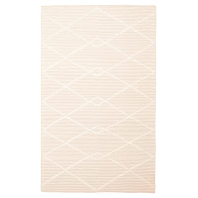 ECARPETGALLERY Braid weave Sienna Tan Wool Rug - 4'9 x 7'11