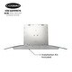 preview thumbnail 8 of 10, Cosmo 30 in. Ducted Wall Mount Range Hood in Stainless Steel with Push Button Controls, LED Lighting and Permanent Filters