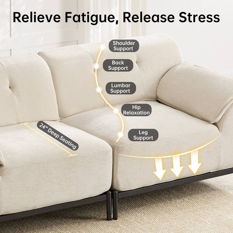 Upholstered Modular Sectional Sofa