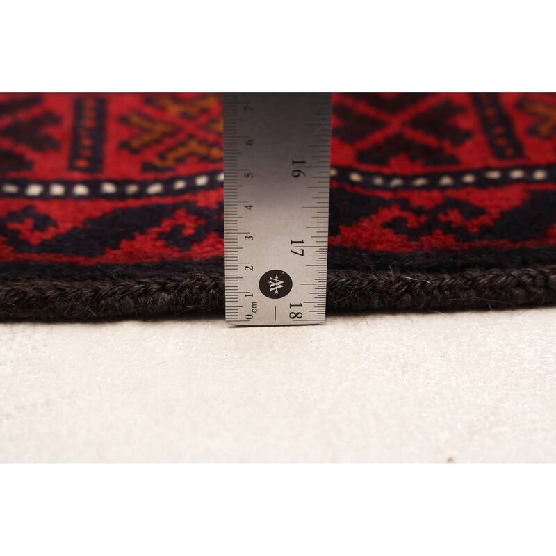 ECARPETGALLERY Hand-knotted Teimani Red Wool Rug - 3'5 x 6'4