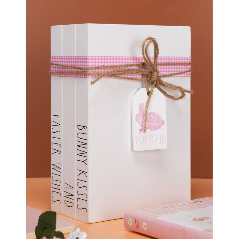 Rae Dunn EASTER/SPRING Themed Decorative Stacked Books