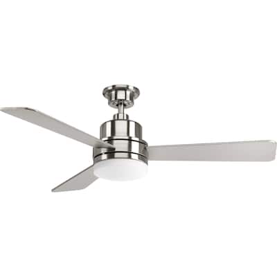 Progress Lighting Trevina 52" 3 Blade Indoor Ceiling Fan with Wall