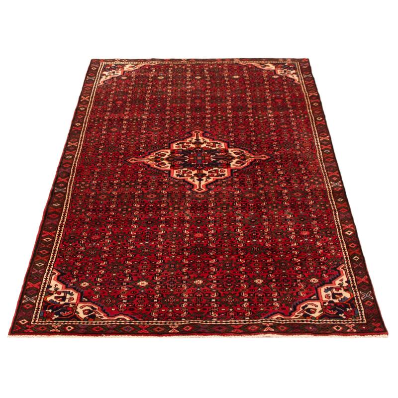 ECARPETGALLERY Hand-knotted Andelz Red Wool Rug - 5'3 x 8'10