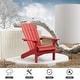 preview thumbnail 12 of 10, WINSOON All Weather HIPS Outdoor Plastic Adirondack Chairs Set of 4
