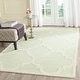 preview thumbnail 5 of 86, SAFAVIEH Handmade Cambridge Rosy Modern Moroccan Wool Rug 3' x 5' - Light Green/Ivory