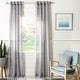 preview thumbnail 5 of 4, SAFAVIEH Gracie Semi-Sheer Window Curtain Panel 84" x 52" - Grey