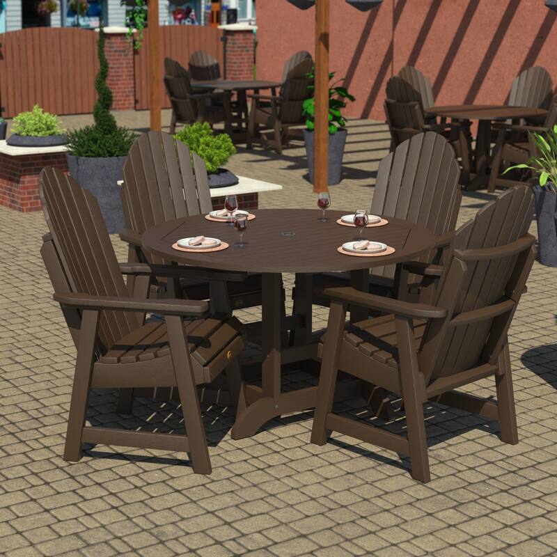 HIGHWOOD Commercial Muskoka 5-Piece Adirondack 48" Dining Set