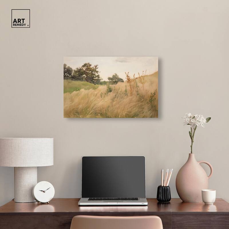 Cogon Grass Breeze I Canvas by Art Remedy, Gallery Wrapped