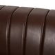 preview thumbnail 23 of 38, Drury Channel Stitch Faux Leather Sofa with Nailhead Trim by Christopher Knight Home - 83.00" L x 32.50" W x 27.00" H