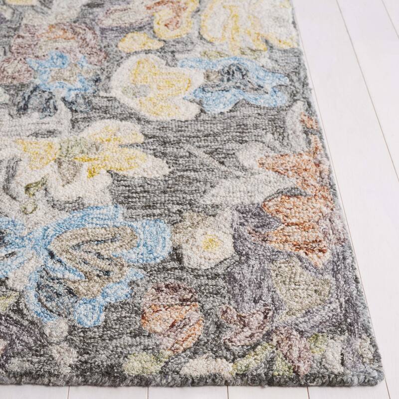 SAFAVIEH Handmade Blossom Bertien Modern & Contemporary Wool Rug