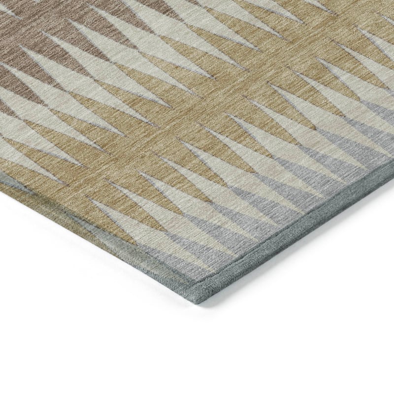 Machine Washable Indoor/ Outdoor Chantille Contemporary Rug