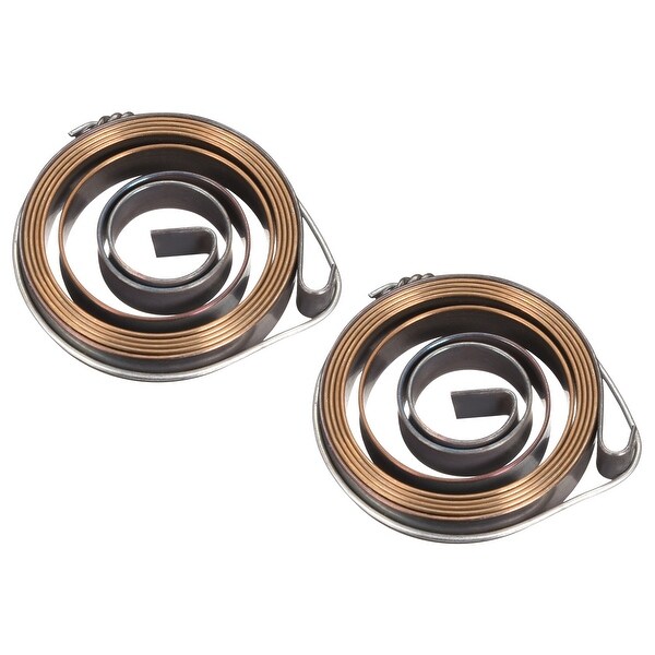 Drill Press Quill Feed Return Coil Spring Assembly 680mm 35x6x0.65mm 2pcs - 0.65 x 6 x 680mm