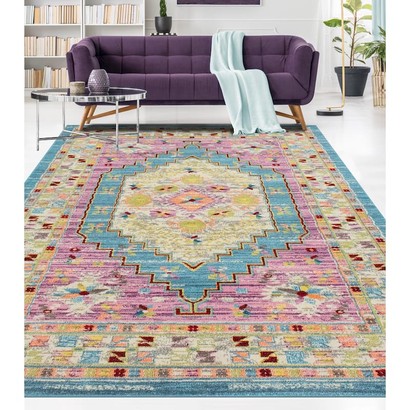 Noori Rug Sapphire Distressed Hester Rug