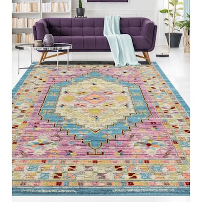 Noori Rug Sapphire Distressed Hester Rug