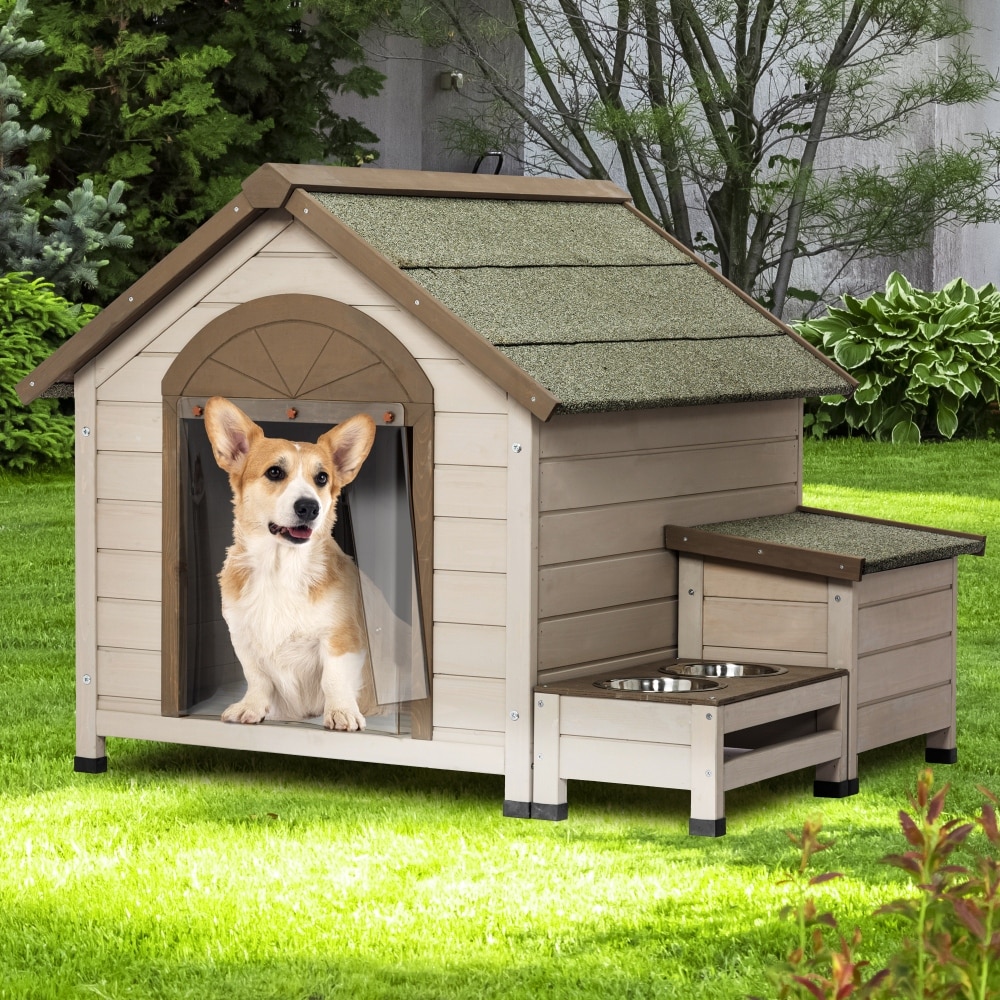 Dog house with fence shop