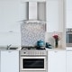 preview thumbnail 2 of 10, Cosmo Wall Mount Range Hood in Stainless Steel with Glass Hood, Permanent Filters