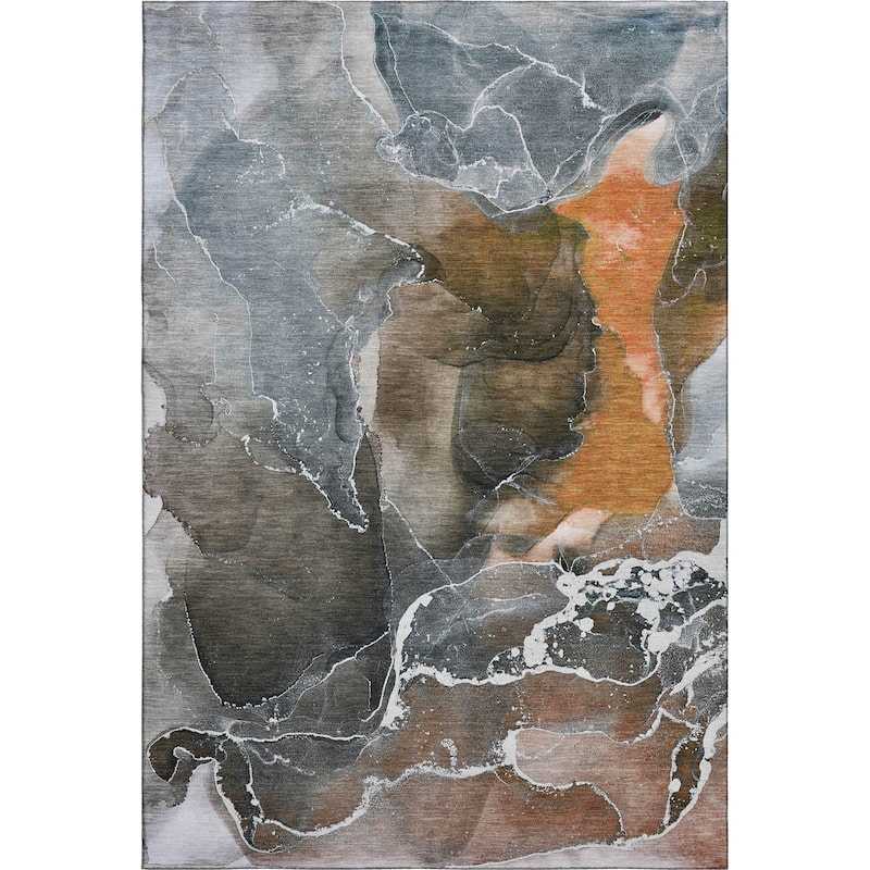 Premium Washable Super Soft Abstract Contemporary Mayfield Rug