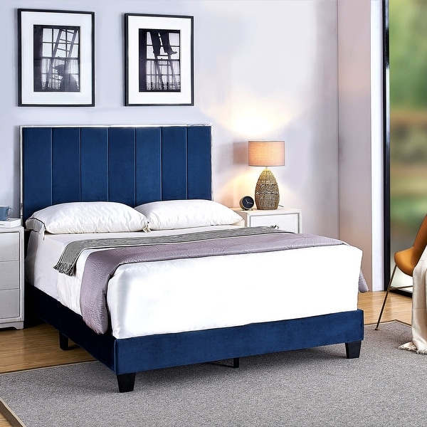 Mallory upholstered shop platform bed