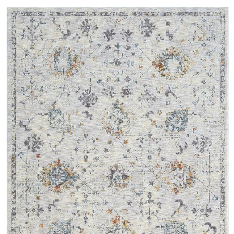 Kinal Floral Traditional Woven Area Rug By HomeRoots