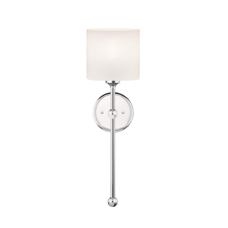 Justice Design Group Sequoia ADA 1-Light Wall Sconce with Opal Glass Shade