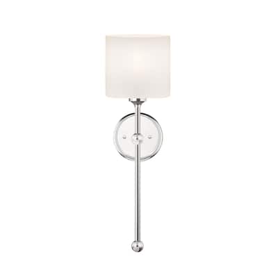 Justice Design Group Sequoia ADA 1-Light Wall Sconce with Opal Glass Shade