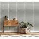 preview thumbnail 3 of 4, Fine Decor Marlow Charcoal Wood Slats Wallpaper
