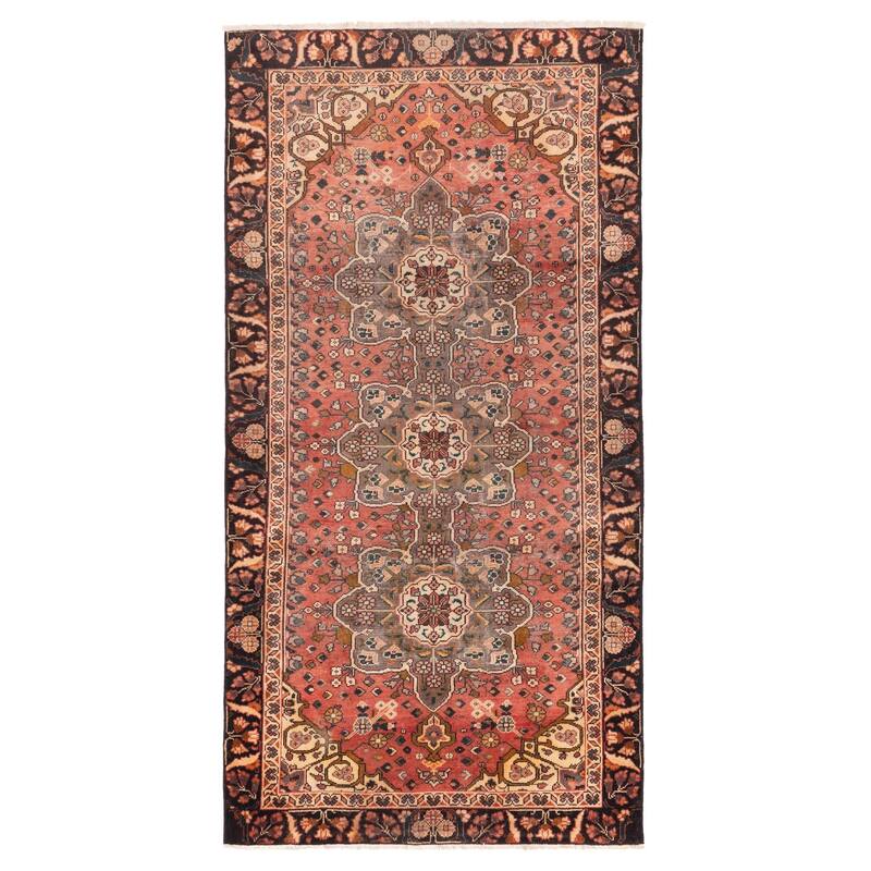 ECARPETGALLERY Hand-knotted Konya Anatolian Light Red Wool Rug - 4'9 x 9'5