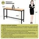 preview thumbnail 61 of 131, Crestlive Products Patio Outdoor Rectangle Bar Table Combinable Pub Table