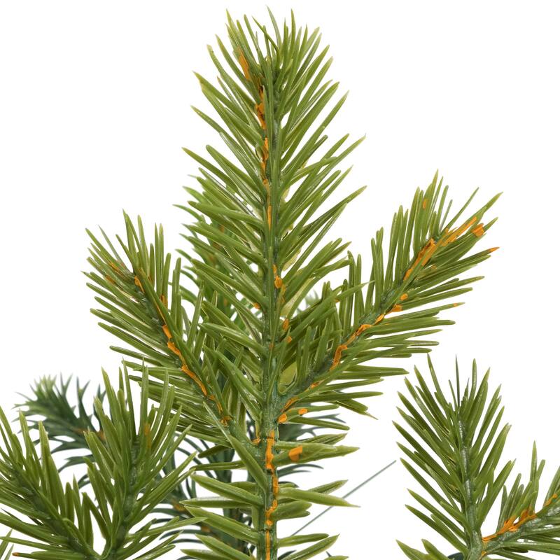 Holly Berries, Frosted Thistle Pine Artificial Christmas Wreath 24"