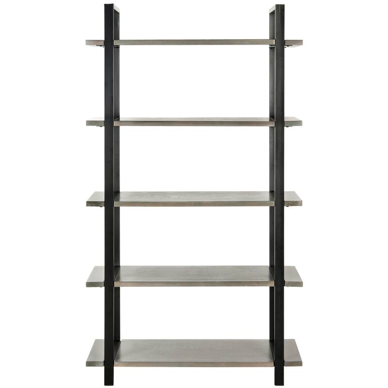 SAFAVIEH Anbar Brown 5-Tier Etegere - 36" x 14.6" x 65.2" - 36Wx15Dx65H - Ash Grey