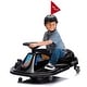 preview thumbnail 43 of 47, 24V Ride on Car Electric Drifting Go Kart for Kids Black