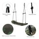 preview thumbnail 2 of 7, Adjustable Saucer Tree Swing Set with Stable Structure for Kids