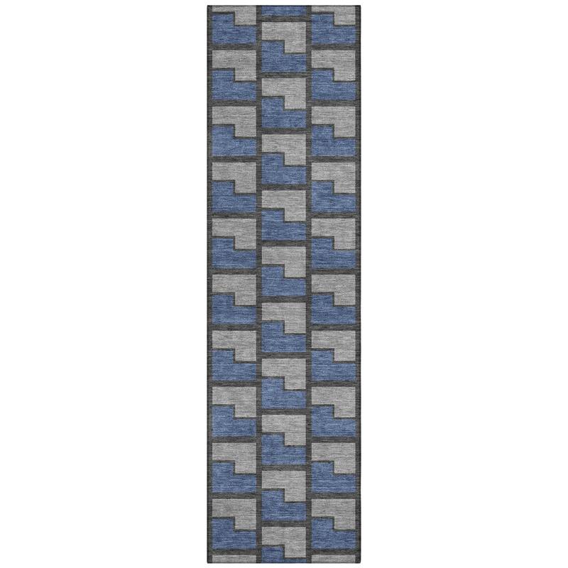 Machine Washable Indoor/ Outdoor Modern Cody Chantille Rug