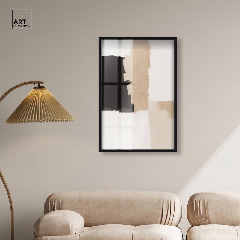Earth and Ink IV Shadowbox by Art Remedy