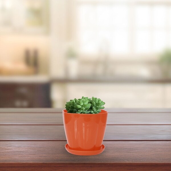 garden table plant pot