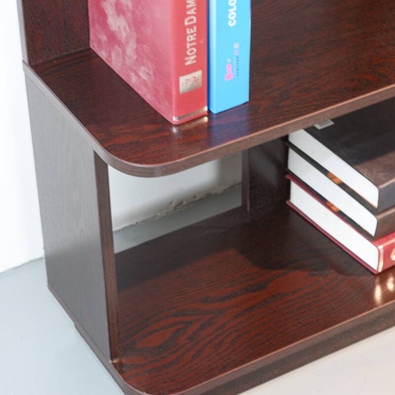 31.5"L X 64.56"H Free Combination Bookshelf Modern 5-Tier Open Storage Bookcase Mdf Wood Display Shelving, Media Storage Shelves