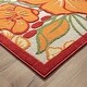 preview thumbnail 12 of 17, Mahalo Hibiscus Floral Textured Indoor/Outdoor Area Rug