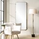 preview thumbnail 4 of 5, Uttermost Pali Industrial Dressing Mirror - 73.5'' H X 29.375'' W X 2.5'' D