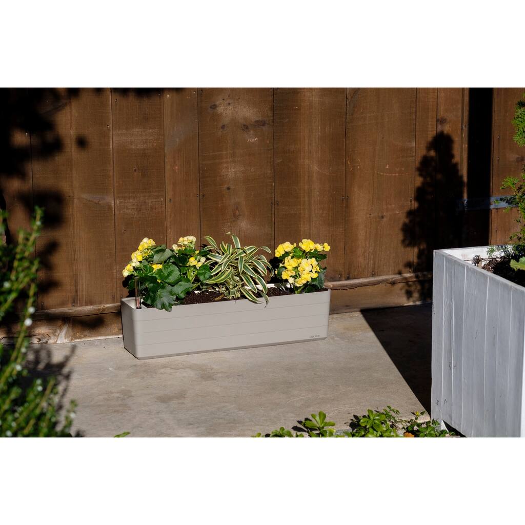 Urbalive Berberis 31" Self Watering Plant Box-Taupe