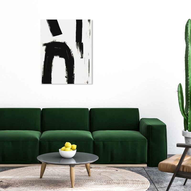 Wynwood Studio Canvas Abstract Lift Machine Black and Modern & Contemporary Wall Art Canvas Print - 30 x 36