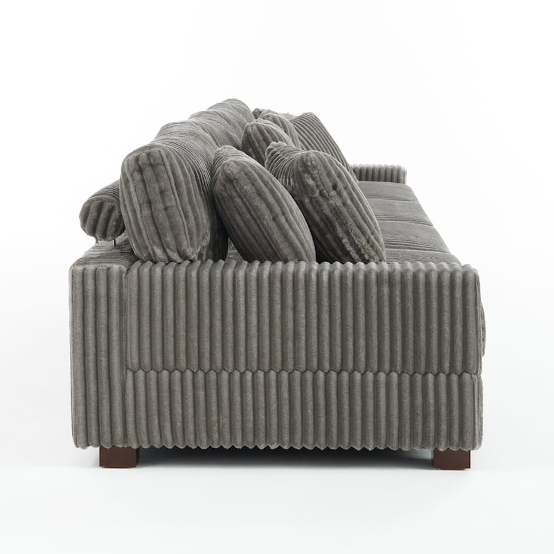 Anne 150" W Oversized Upholstered Modular Sectional Sofa