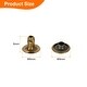 Single Cap Rivets Carbon Steel Round Head Snaps Studs Fasteners Tubular ...