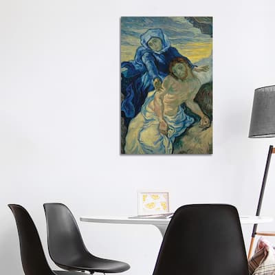 iCanvas "Pieta, 1890" by Vincent van Gogh Canvas Print