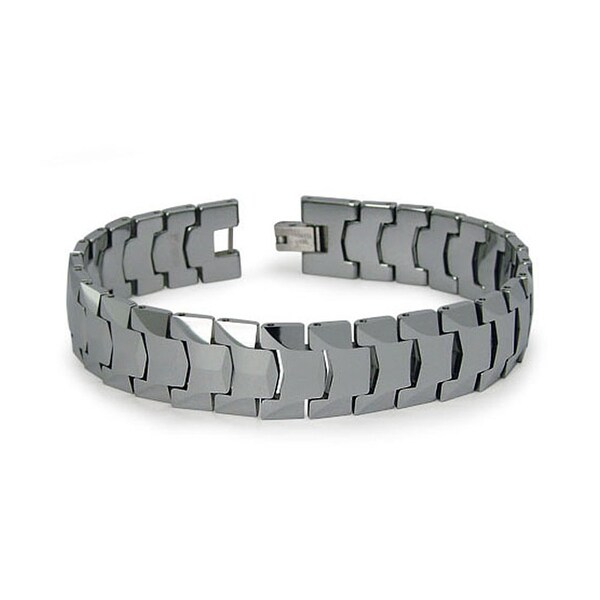 Tungsten Men's Link Bracelet